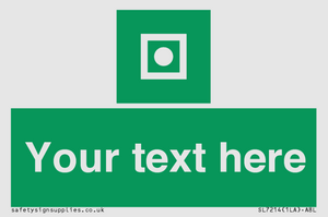 Custom sign safe condition Shipboard general alarm